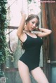 Beautiful Pichana Yoosuk shows off her figure in a black swimsuit (19 photos) P1 No.d7b1dc